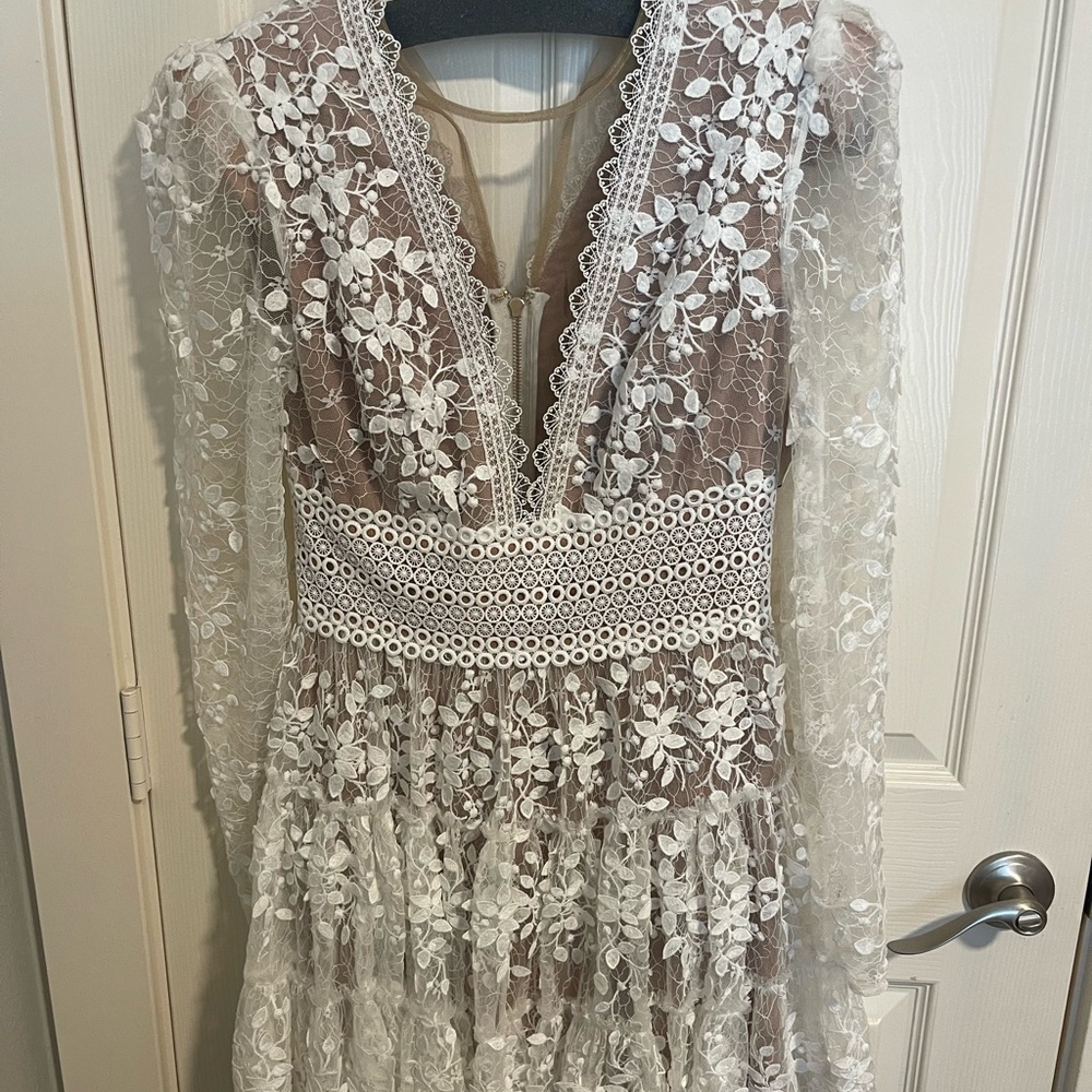 Bronx & Banco Megan White Dress with tags